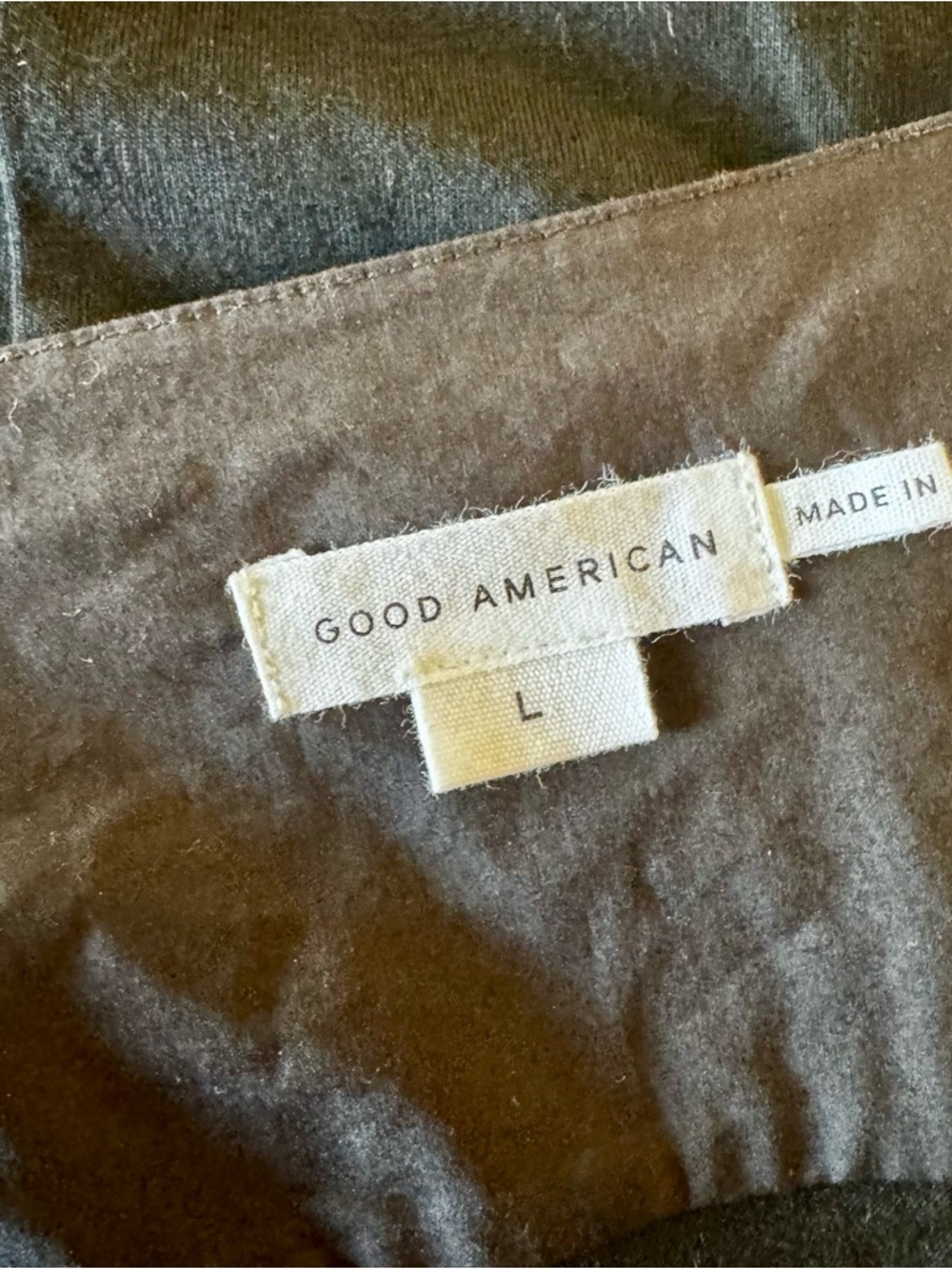 NWT Good American black cotton Dolly corset top L - Picture 8 of 13